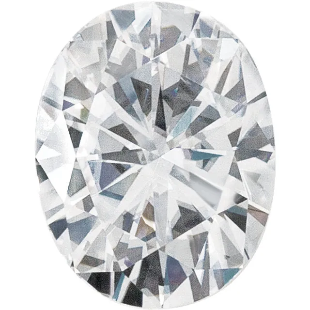 0.84ct Oval Moissanite