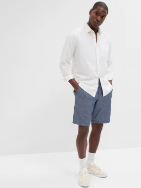 10" Essential Khaki Shorts with Washwell