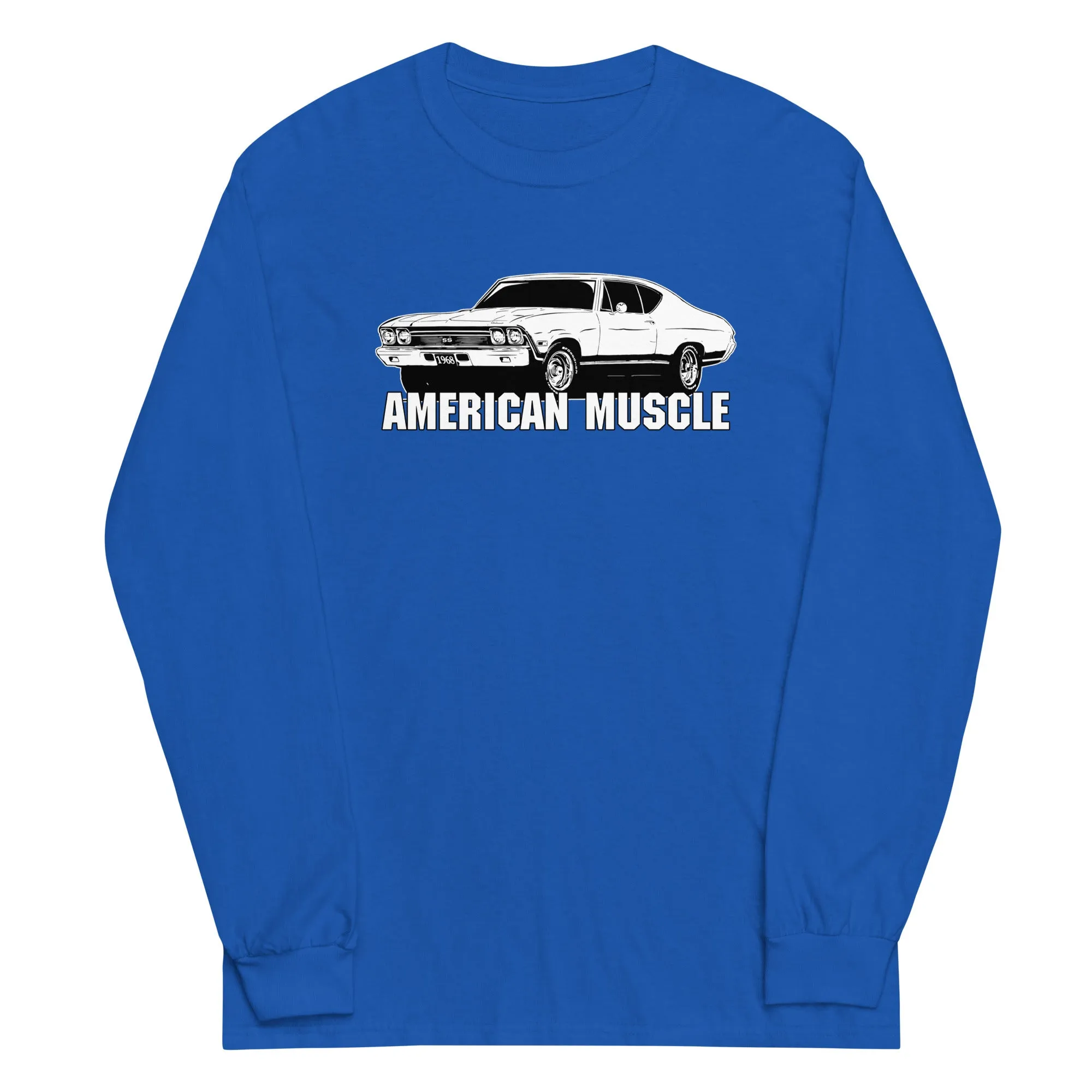 1968 Chevelle American Muscle Long Sleeve T-Shirt