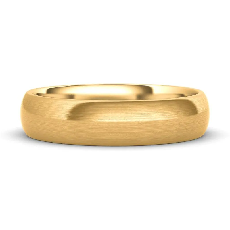 5mm Satin Finish Men's Wedding Band