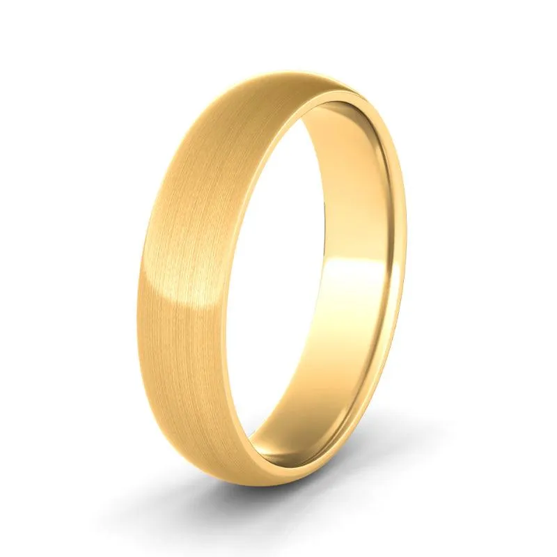 5mm Satin Finish Men's Wedding Band