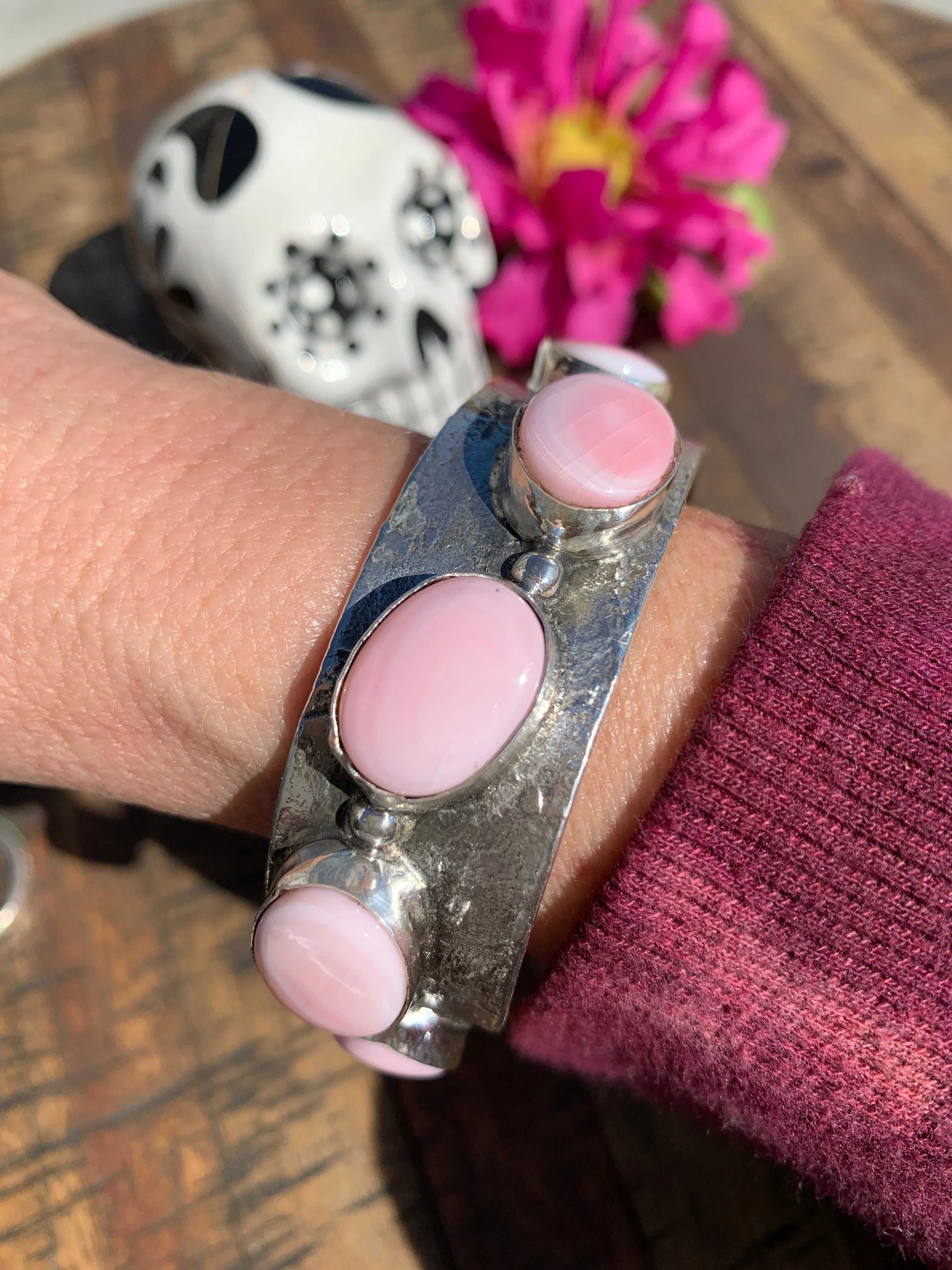 7 Stone "Cotton Candy" Cuff #1