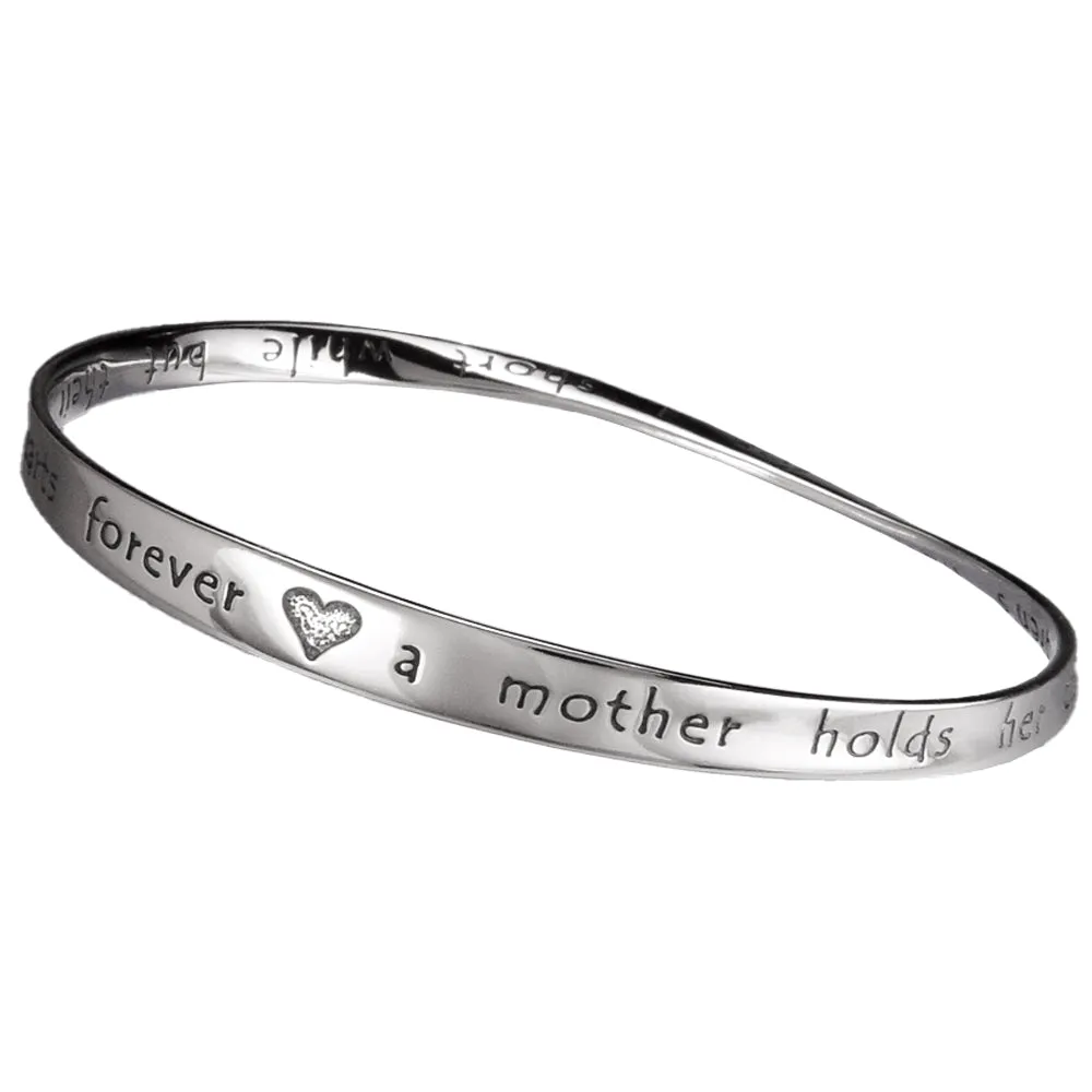 Customized A Mothers Love Holds Her Childrens Hands Inspirational Bracelet