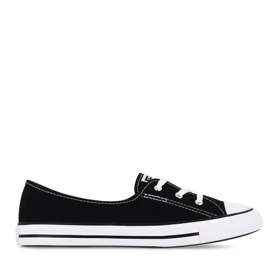 ALL STAR BALLET LACE LOW  BLACK/WHITE/BLACK