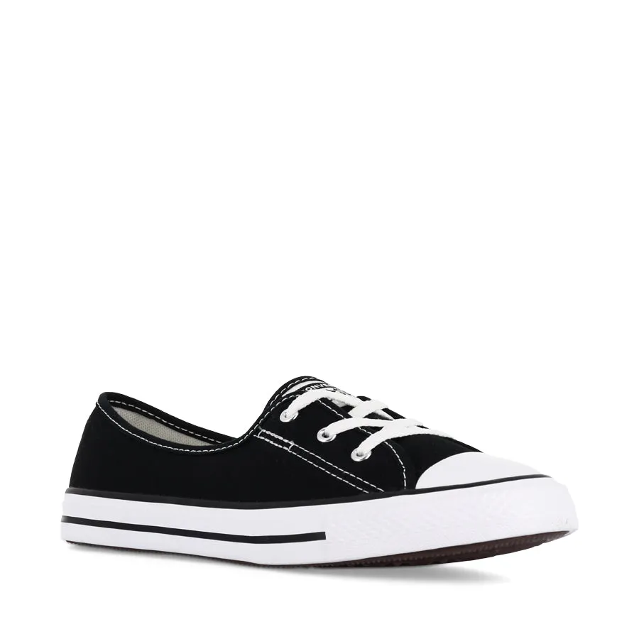 ALL STAR BALLET LACE LOW  BLACK/WHITE/BLACK