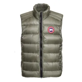 CANADA GOOSE  'CROFTON' GILET JACKET KHAKI