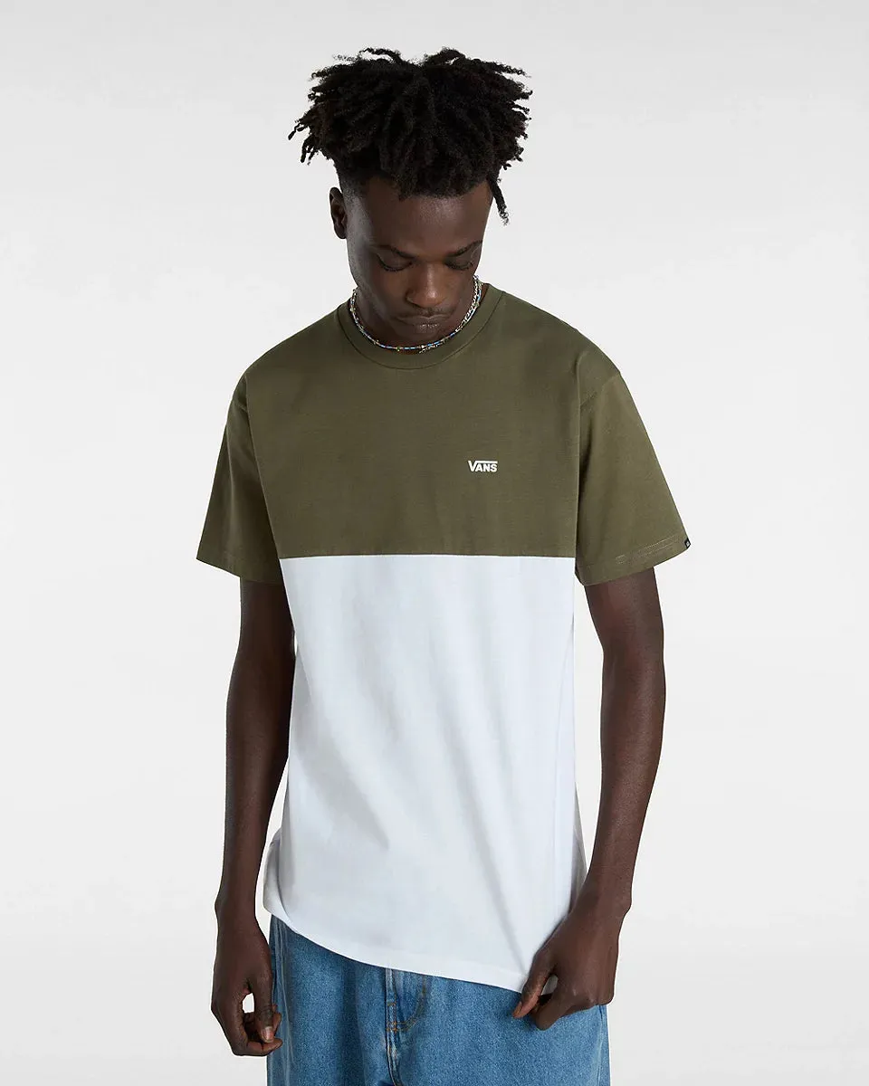 Colorblock T-Shirt - White/Grape Leaf