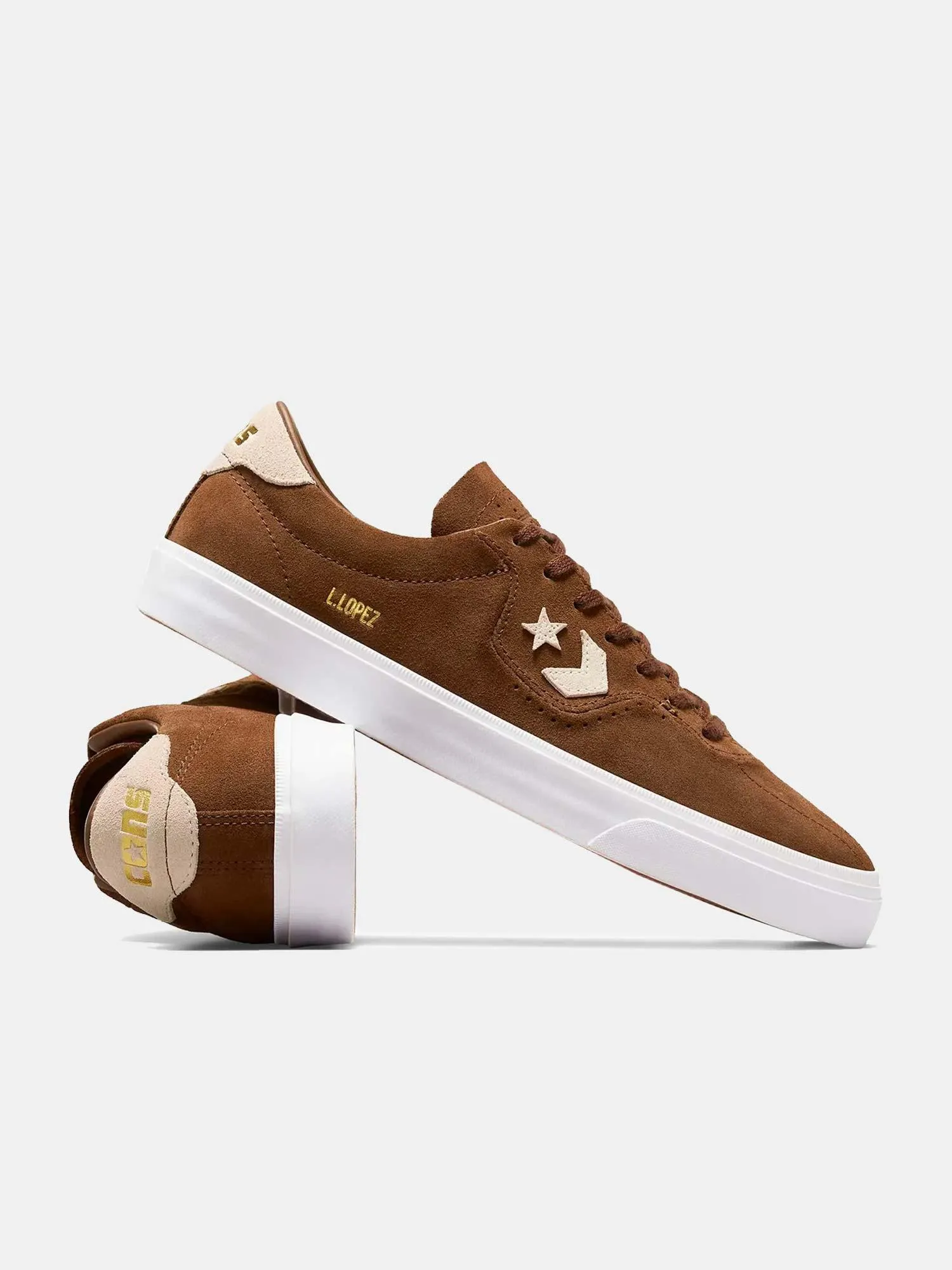 Converse Louie Lopez Pro Ox - Chestnut Brown / Natural Ivory