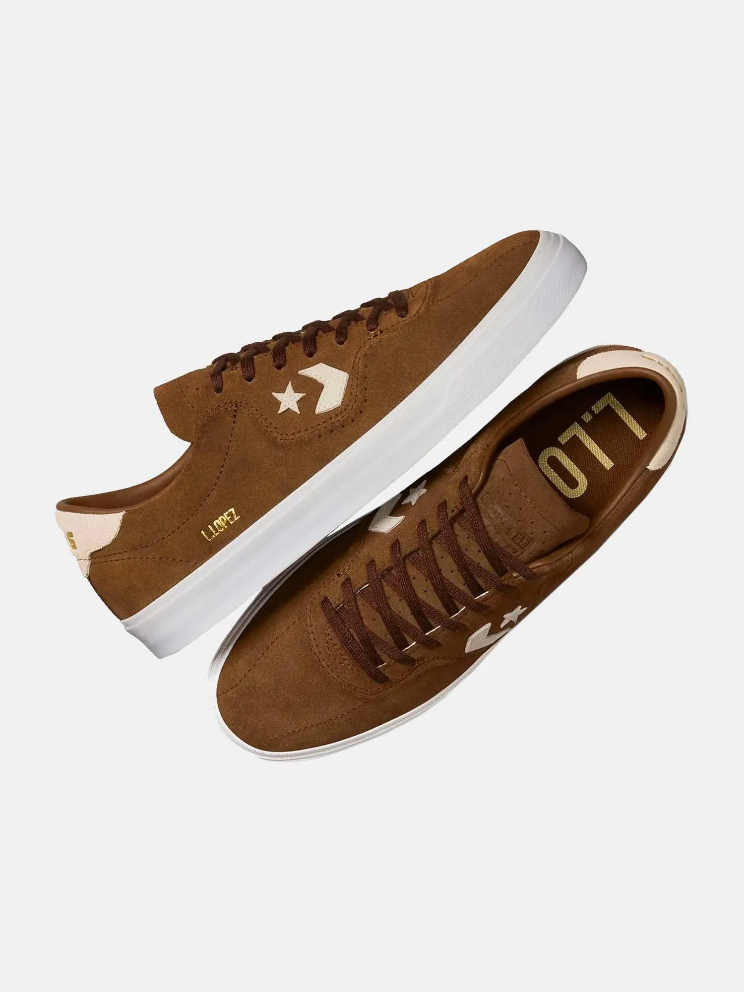 Converse Louie Lopez Pro Ox - Chestnut Brown / Natural Ivory