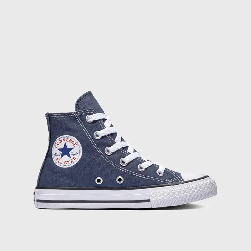 Converse Youth All Star Hi Sneaker Blue/White _ 101409 _ Blue