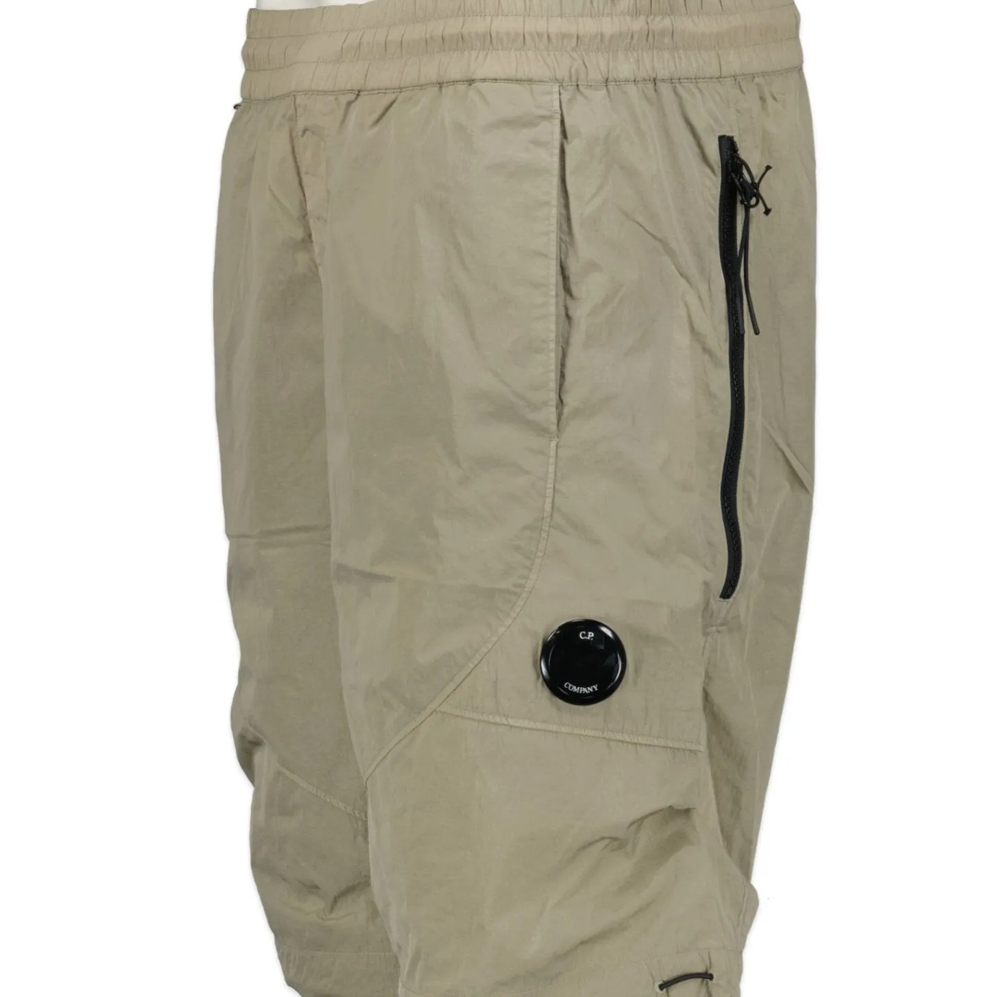 CP COMPANY Bermuda Chrome Lens Shorts Beige