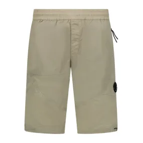 CP COMPANY Bermuda Chrome Lens Shorts Beige