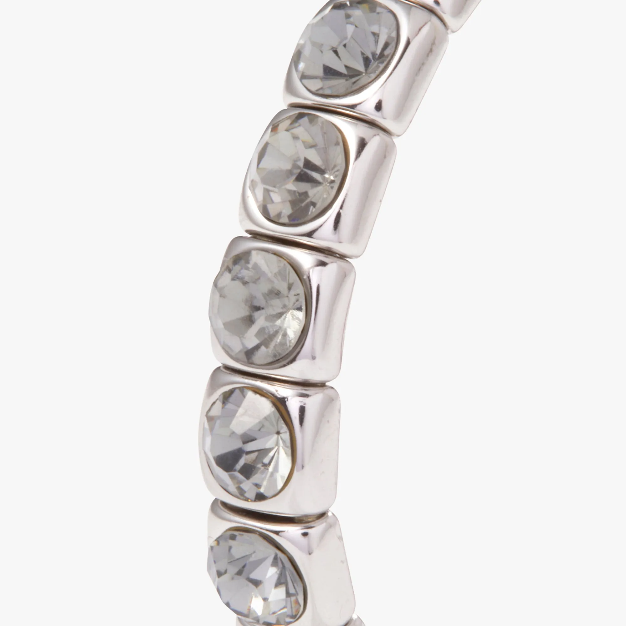 Crystal Stretch Bracelet, Black Diamond