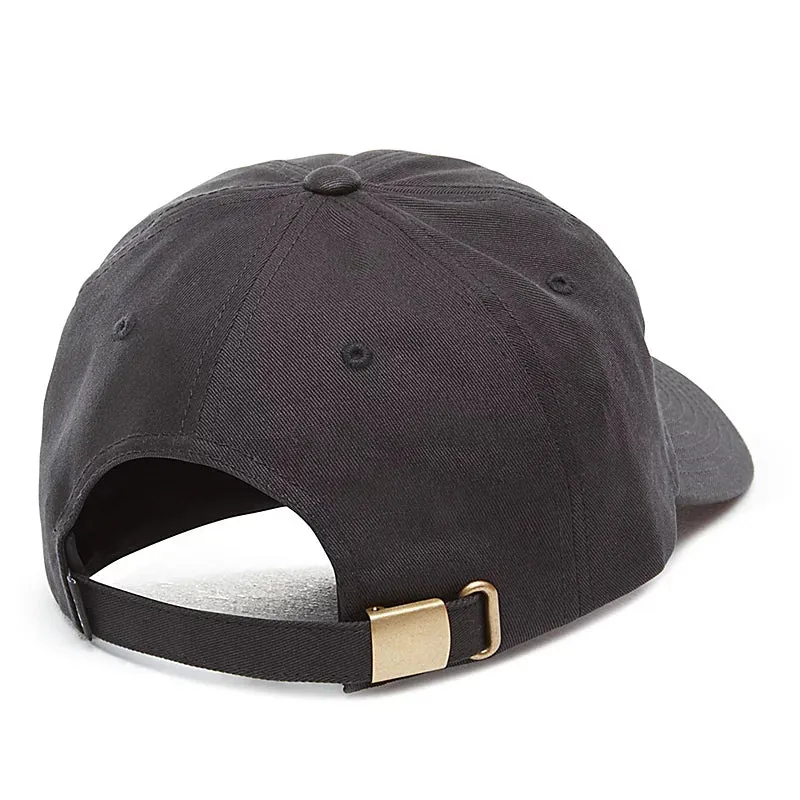 Curved Bill Jockey Hat - Black