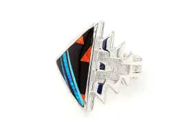 David Rosales Red Moon Arrow Ring