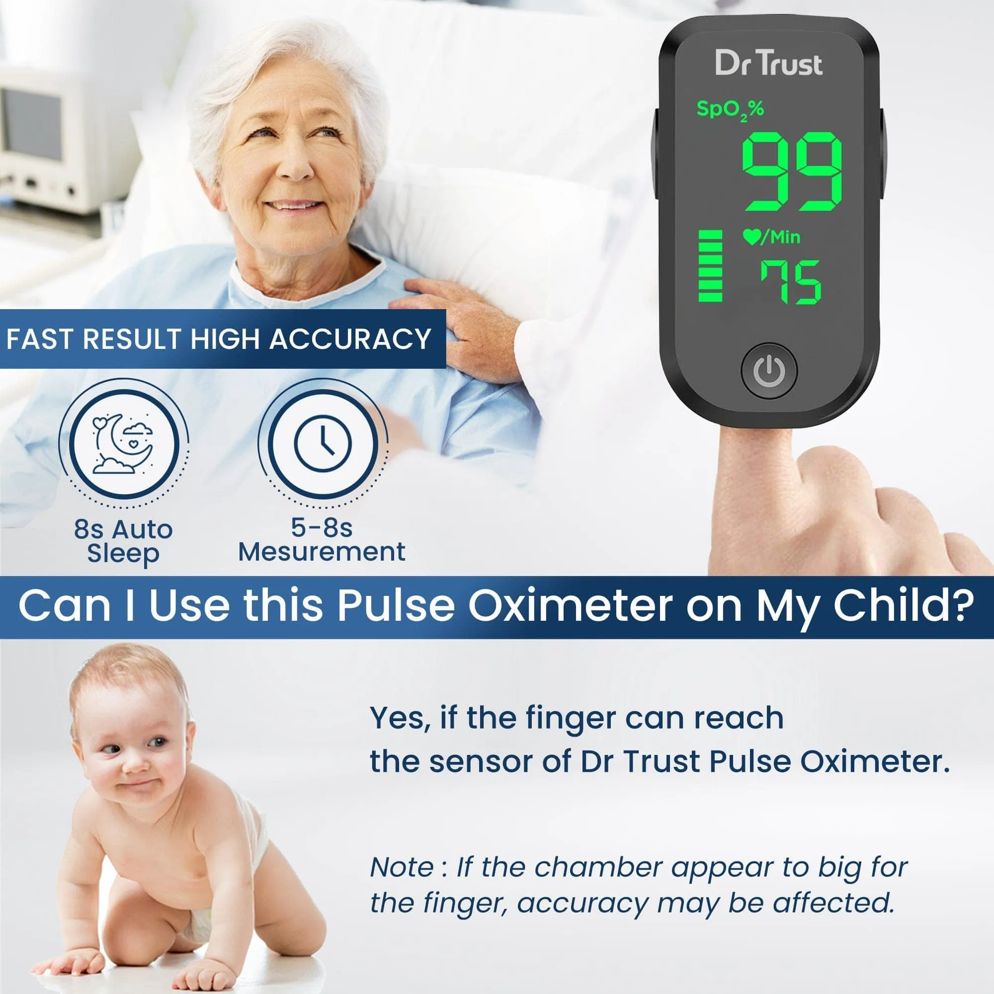 Dr Trust USA Pulse Oximeter 211