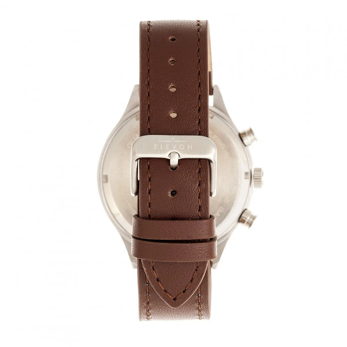 Elevon Antoine Chronograph Leather-Band Watch w/Date