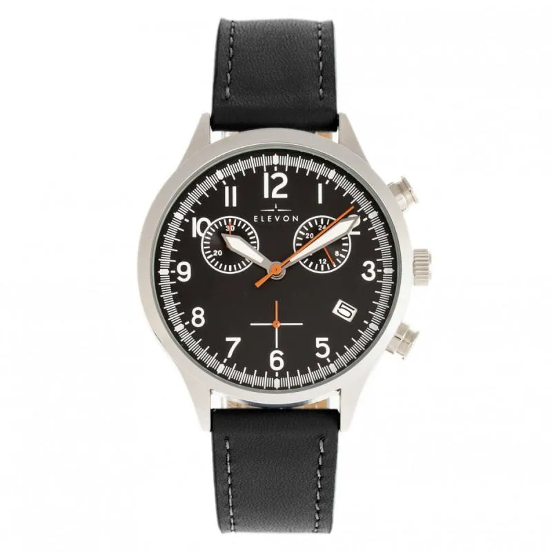 Elevon Antoine Chronograph Leather-Band Watch w/Date