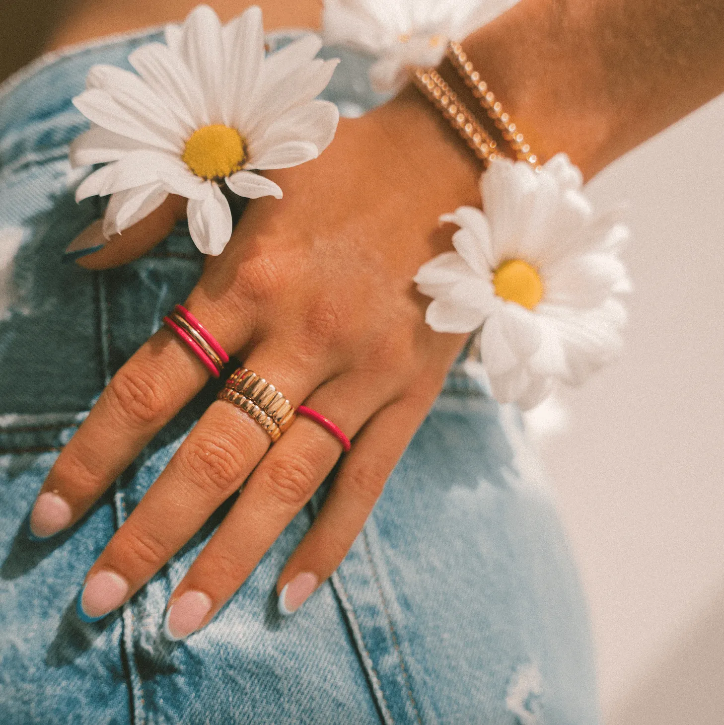 Good Vibes Stacking Ring | Final Sale