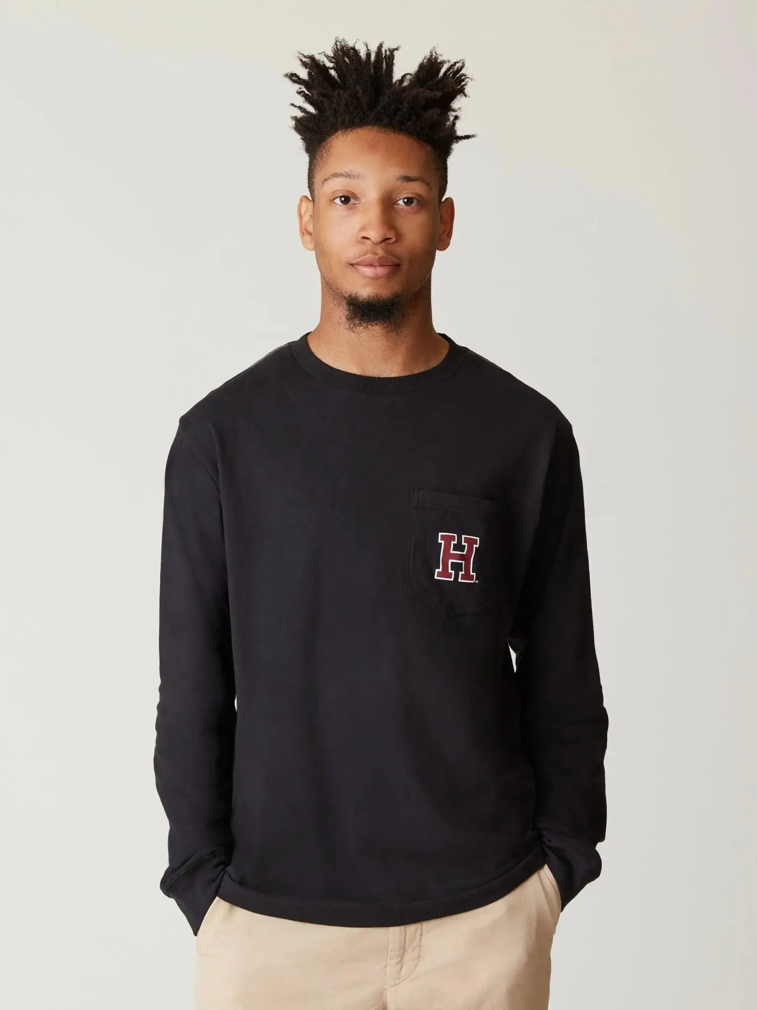 H Pocket Long Sleeve Tee