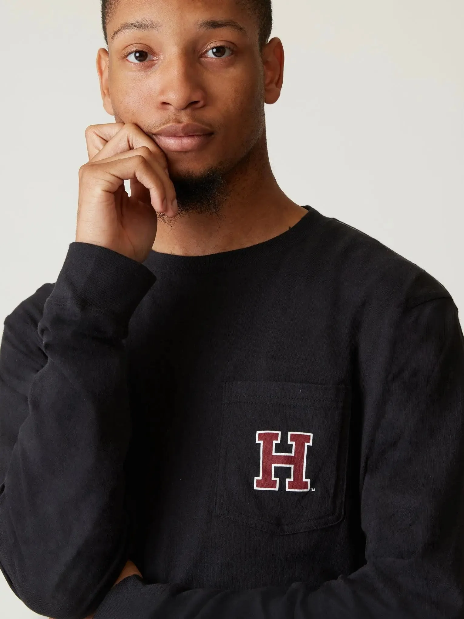 H Pocket Long Sleeve Tee