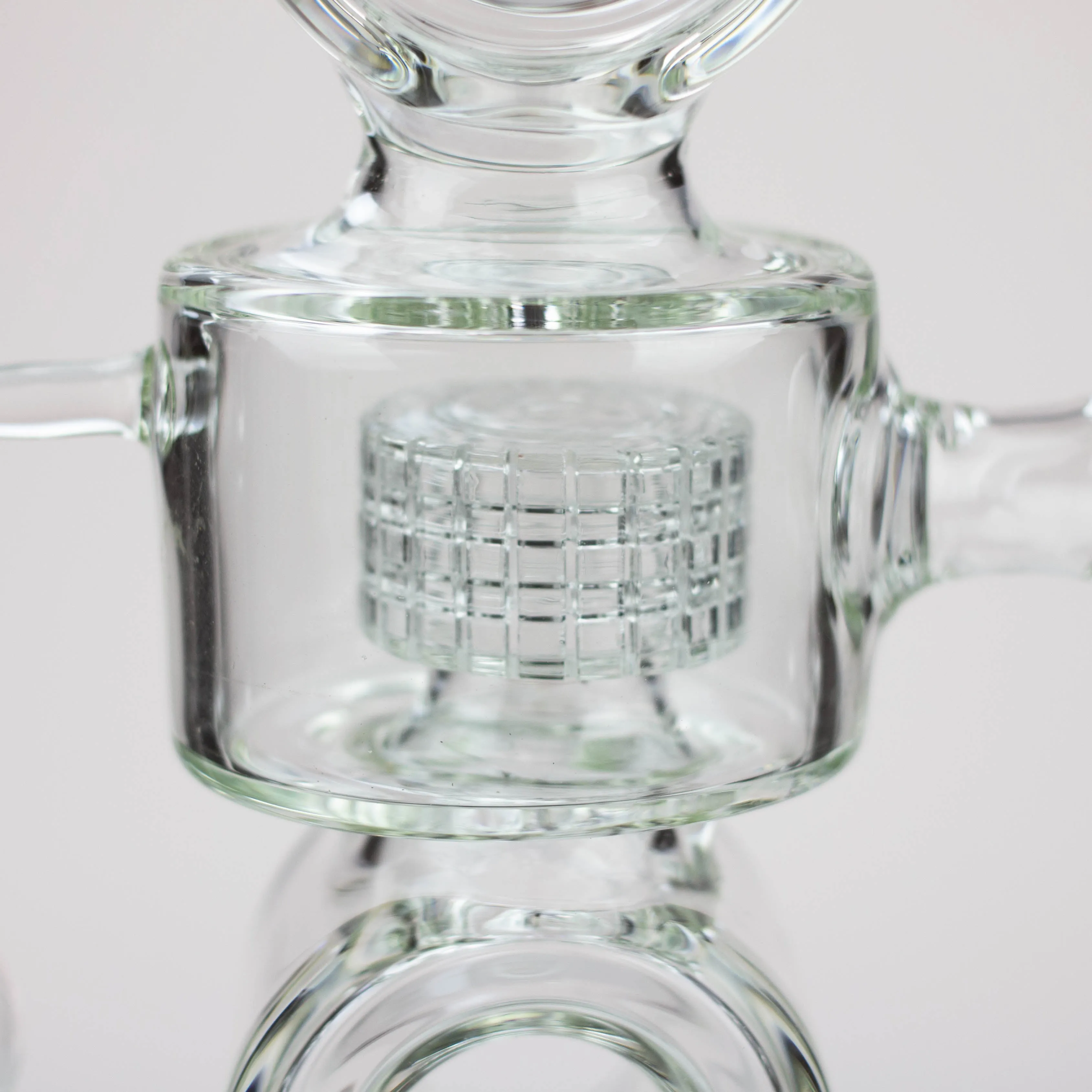 H2O Double Ring Glass Bong 21"