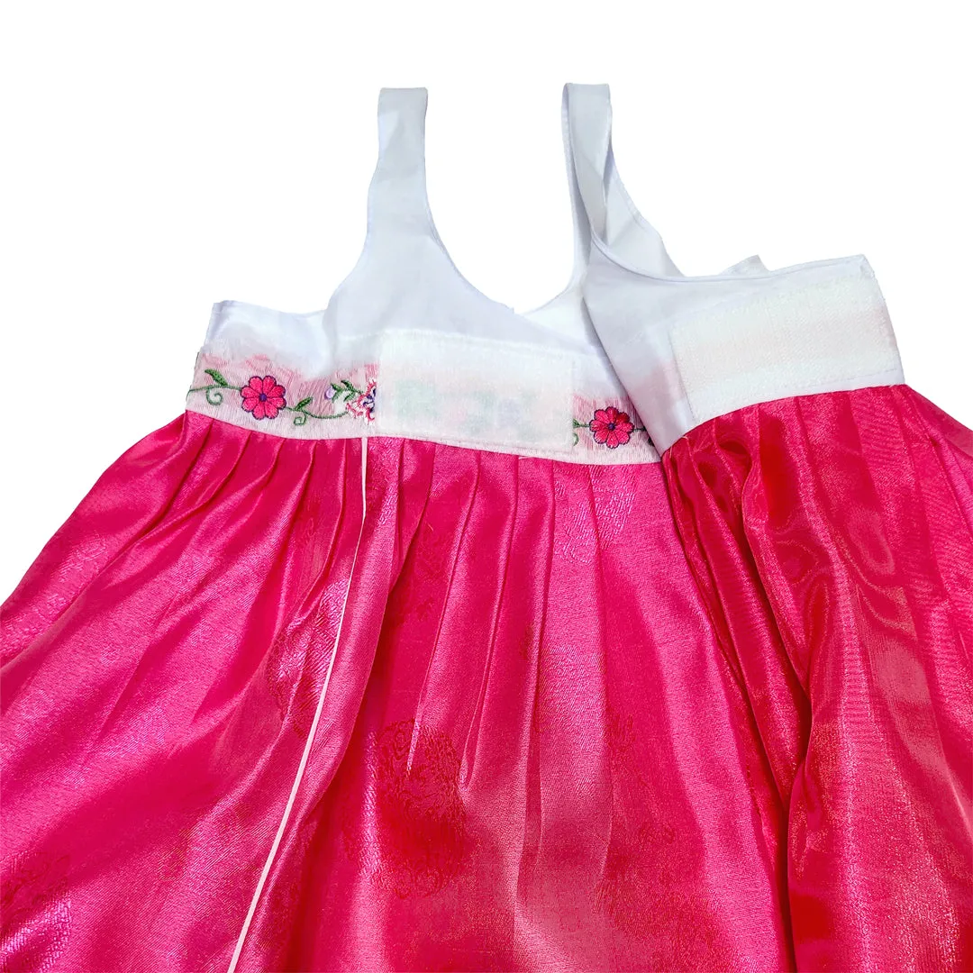 Hanbok Baby Girl 5-piece Set - Noble Girl Pink/Hot Pink