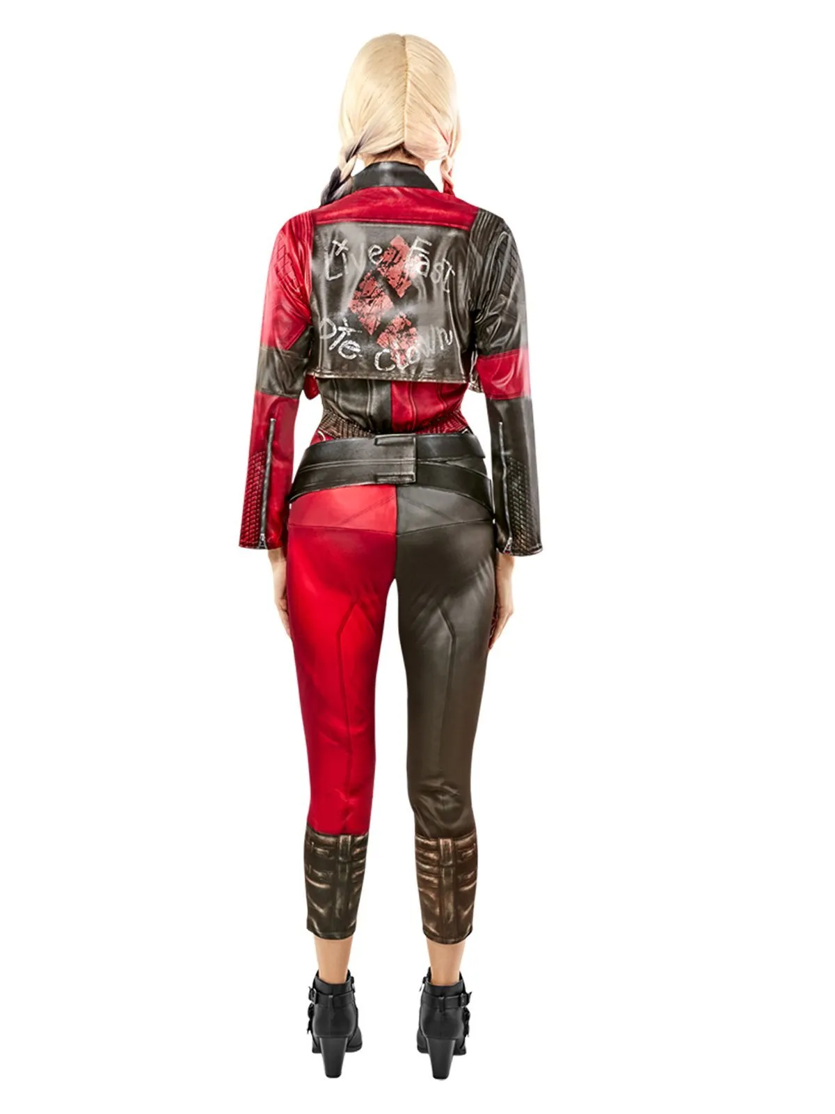 Harley Quinn Jumpsuit Costume for Adults - Warner Bros Suicide Squad 2