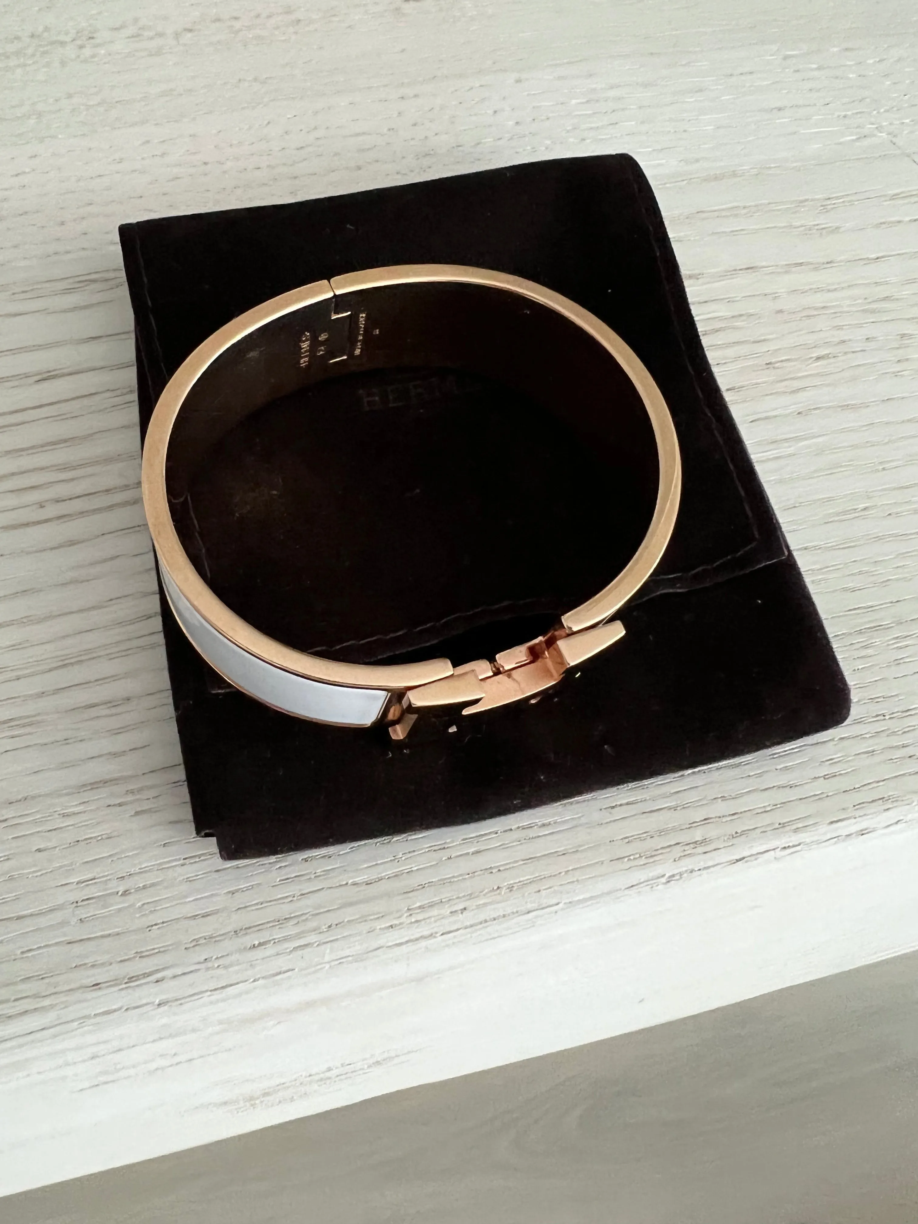 Hermes H Clic Clac Bracelet