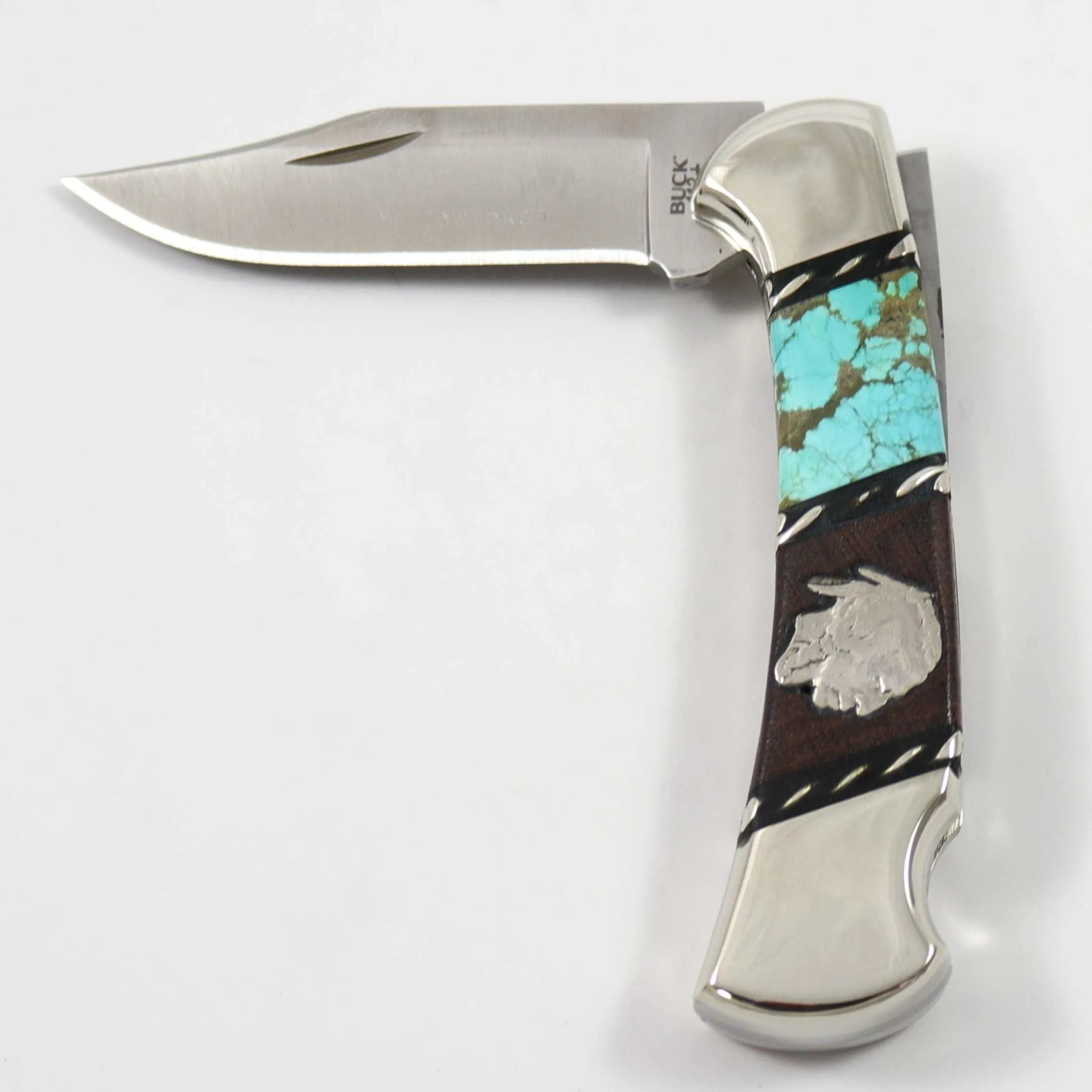 Inlaid Buck Knife