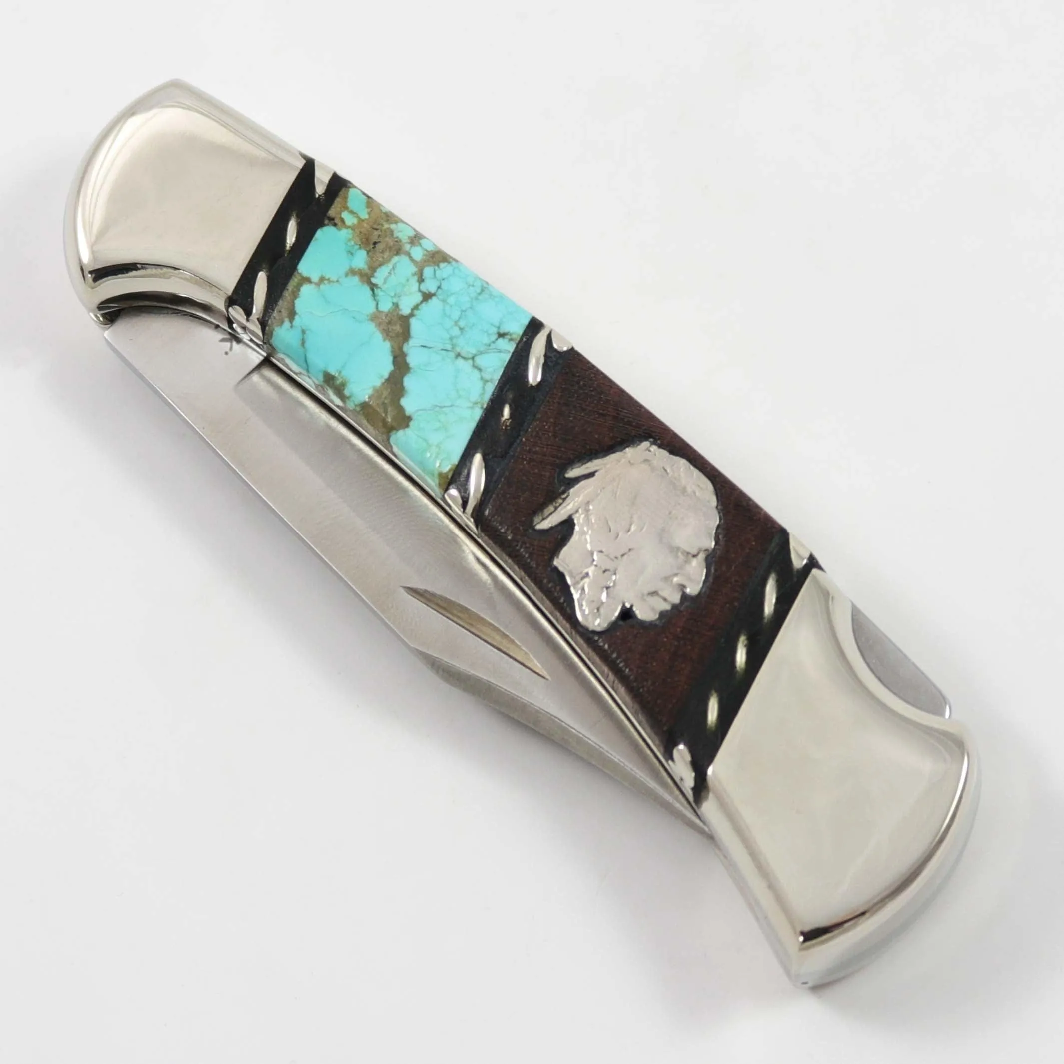 Inlaid Buck Knife