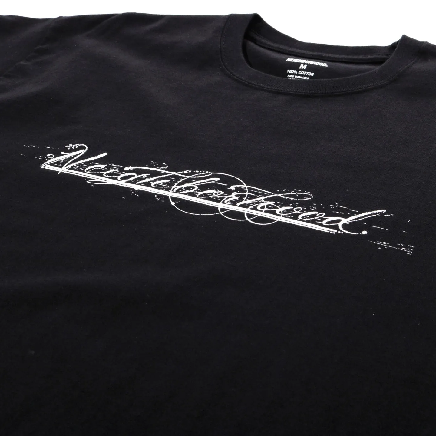 NEIGHBORHOOD DR. WOO T-SHIRT BLACK