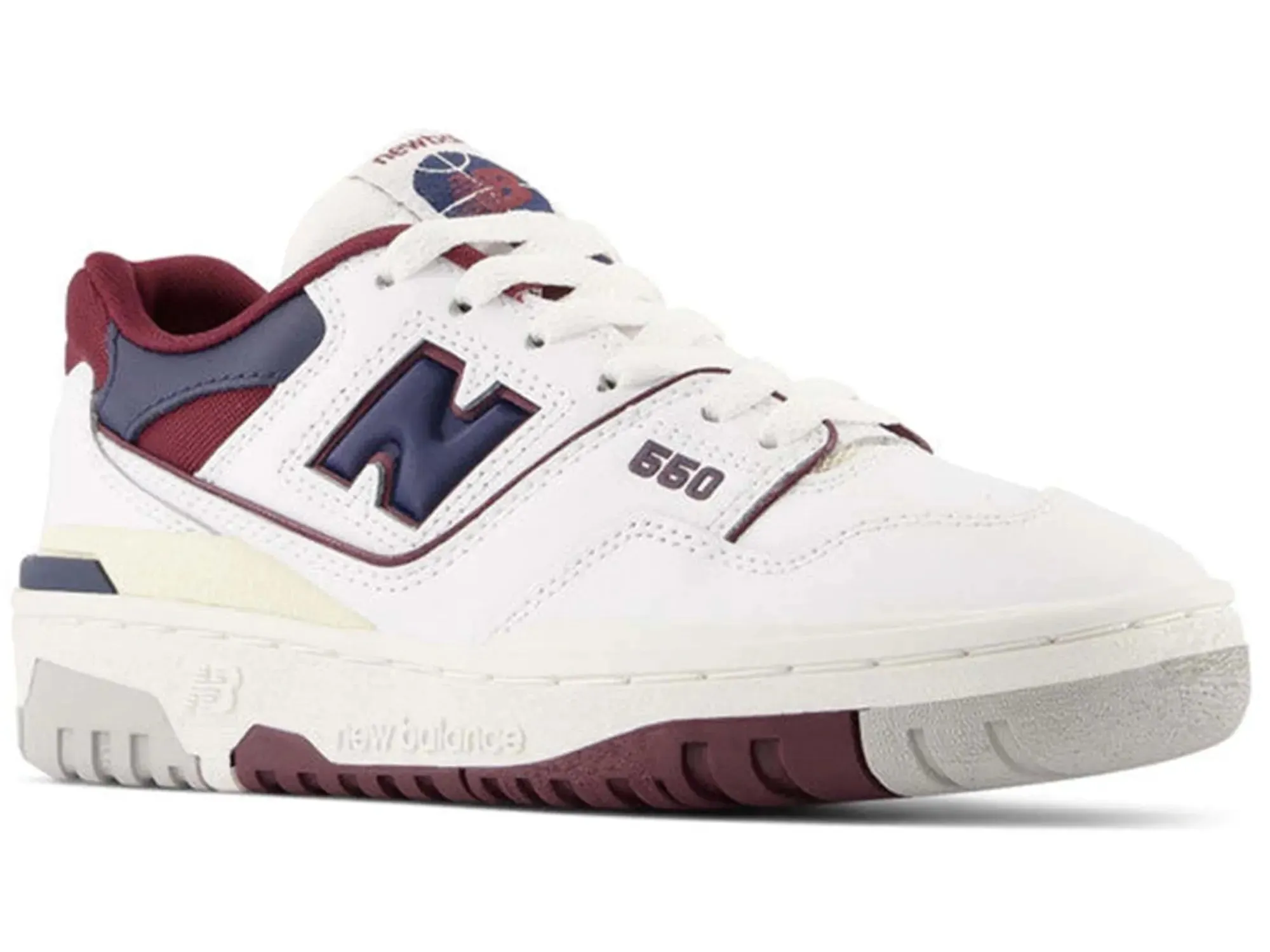 New Balance 550 "White Burgundy Navy"