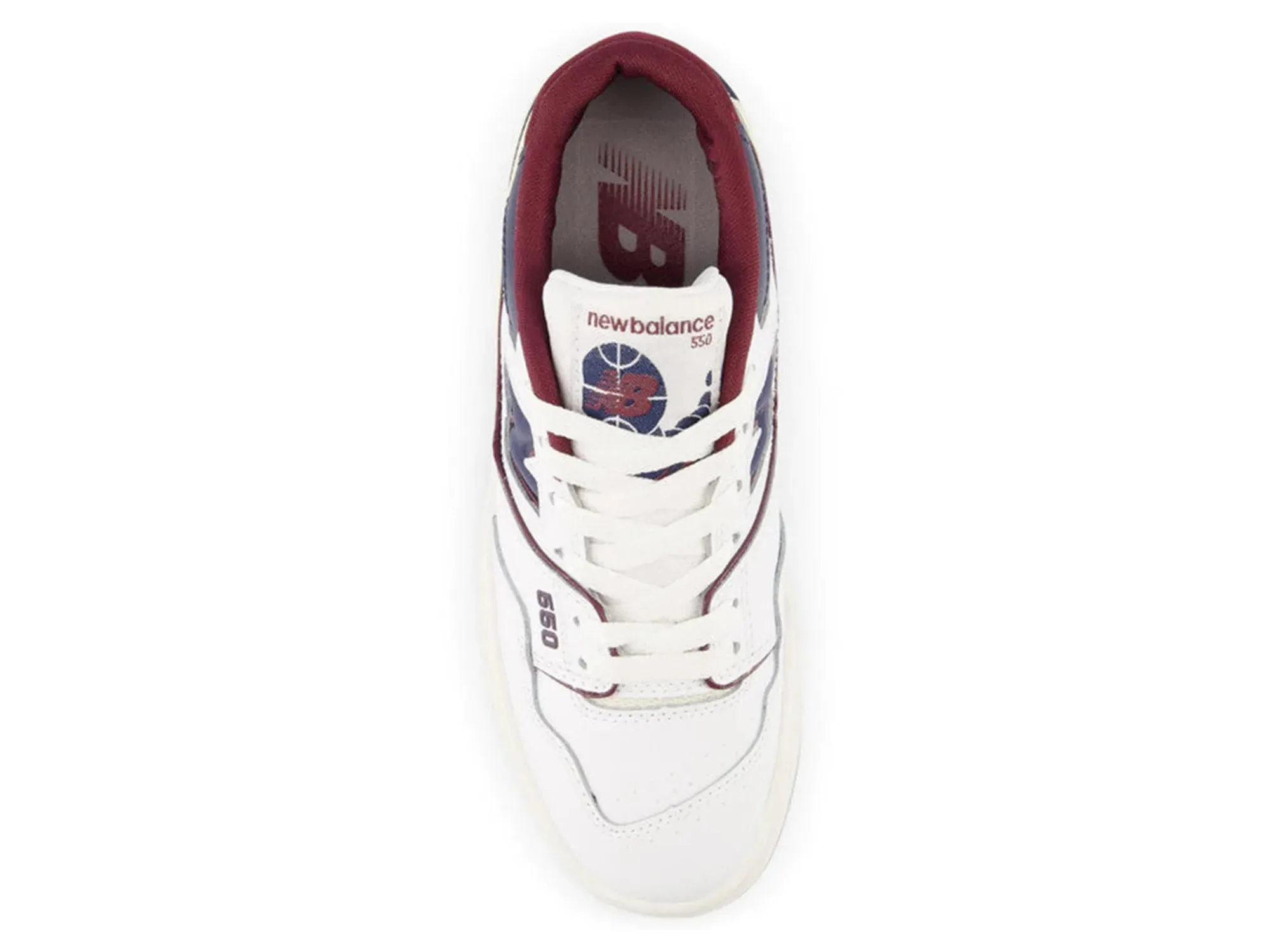 New Balance 550 "White Burgundy Navy"