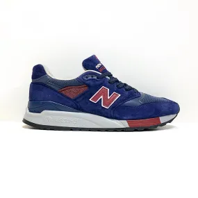 NEW BALANCE M998MB NAVY BURGUNDY MADE IN USA