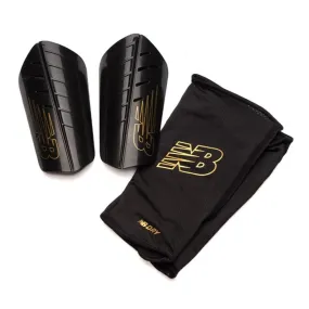 New Balance Nclasp Flex-Slip Shinguards (Black/Gold)