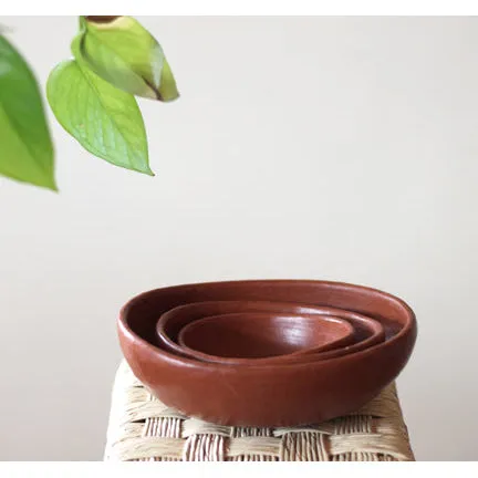 Oaxacan Barro Rojo Oval Bowl