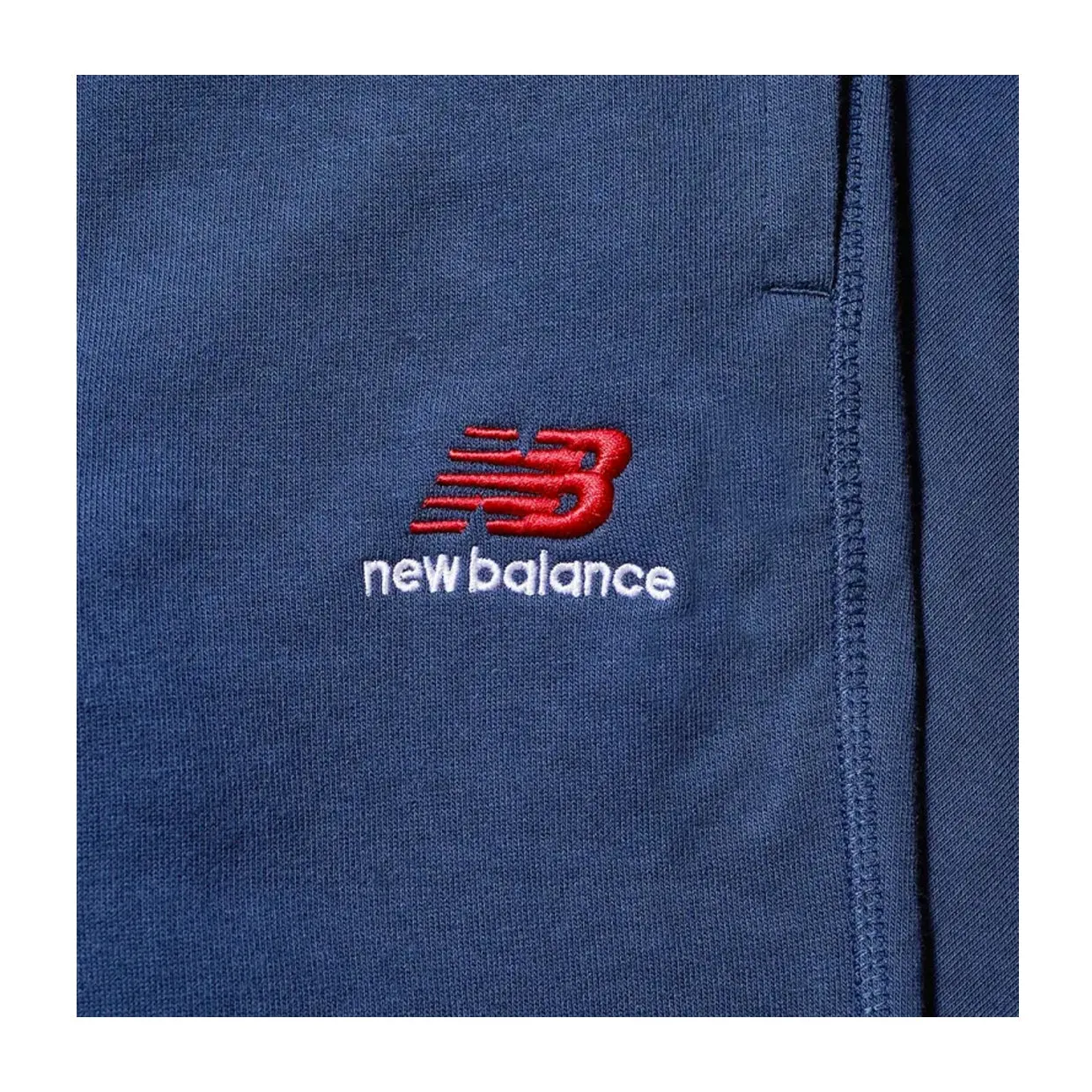 Pantaloni Tuta Uomo New Balance French Terry Blu