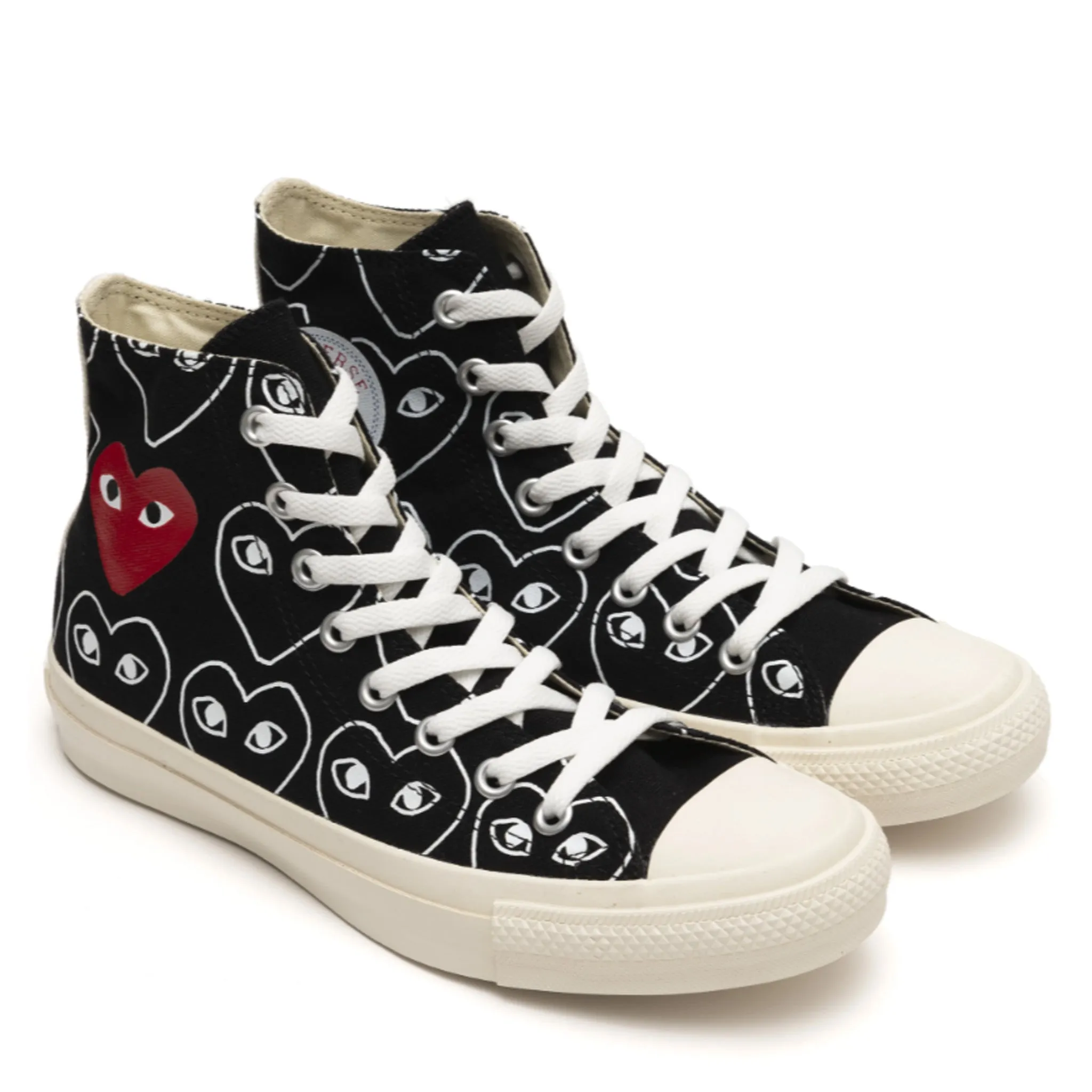 PLAY COMME des GARONS Converse Chuck Taylor Hi (Black)