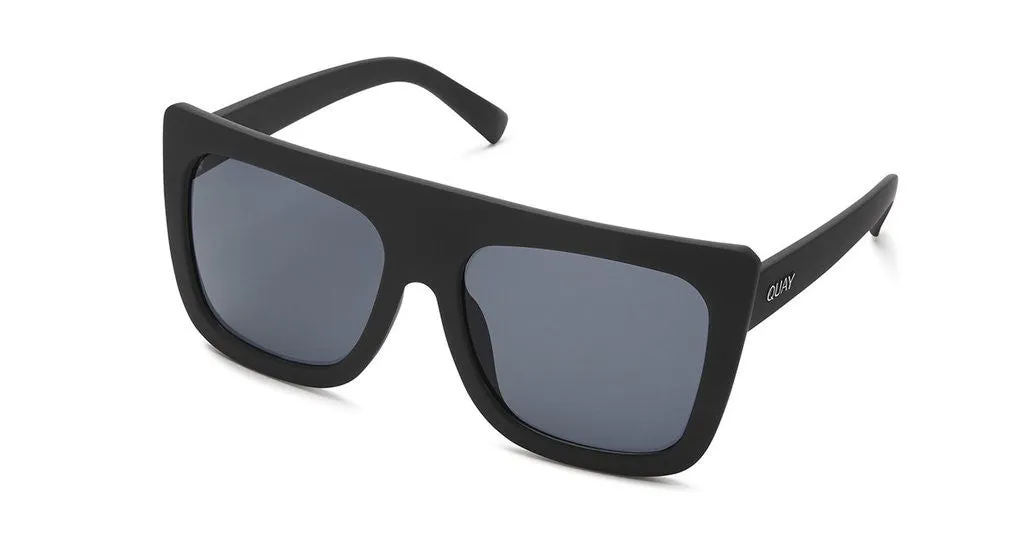 Quay Cafe Racer Black/Smoke Lens Sunglasses