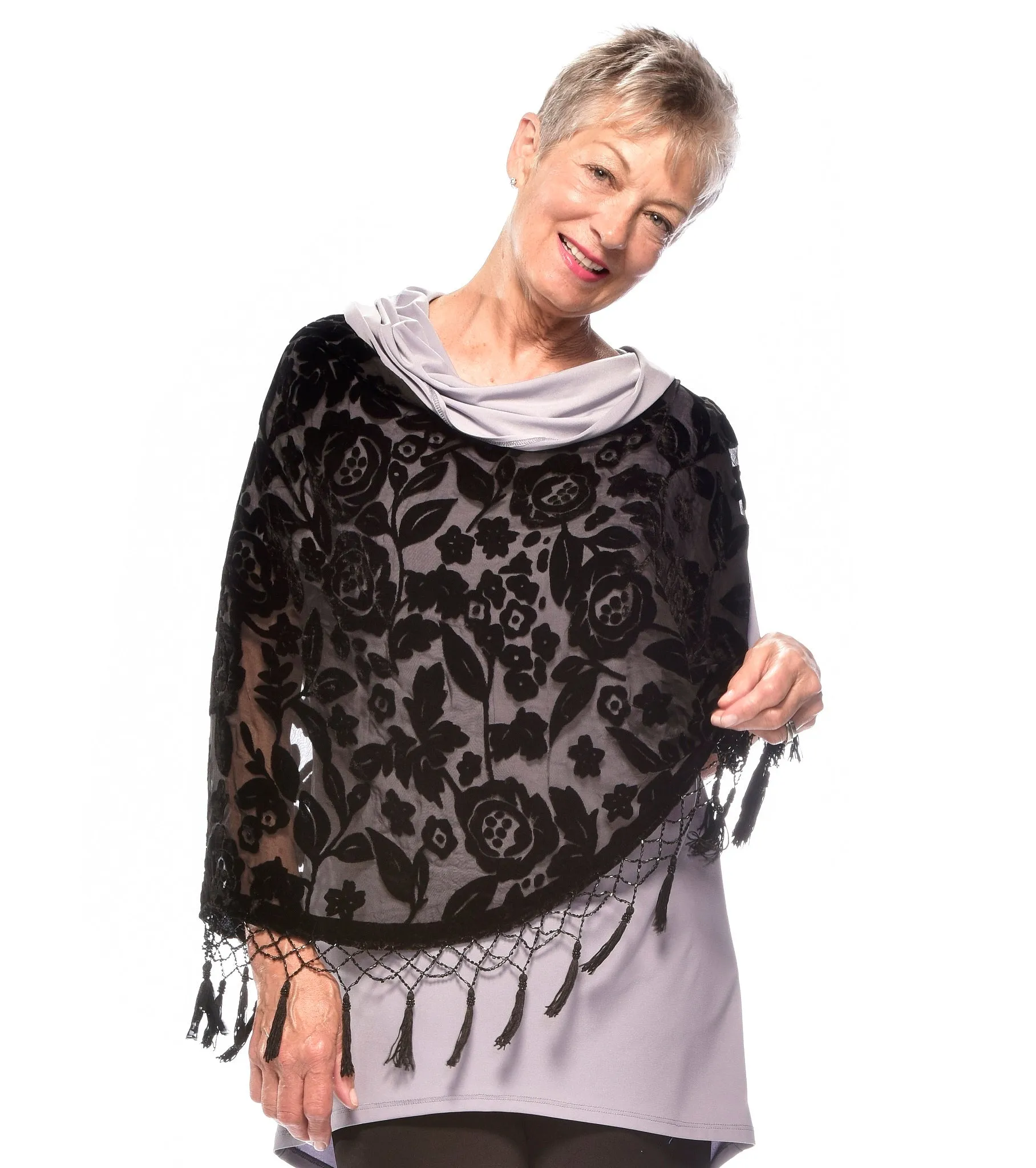 Silk Poncho