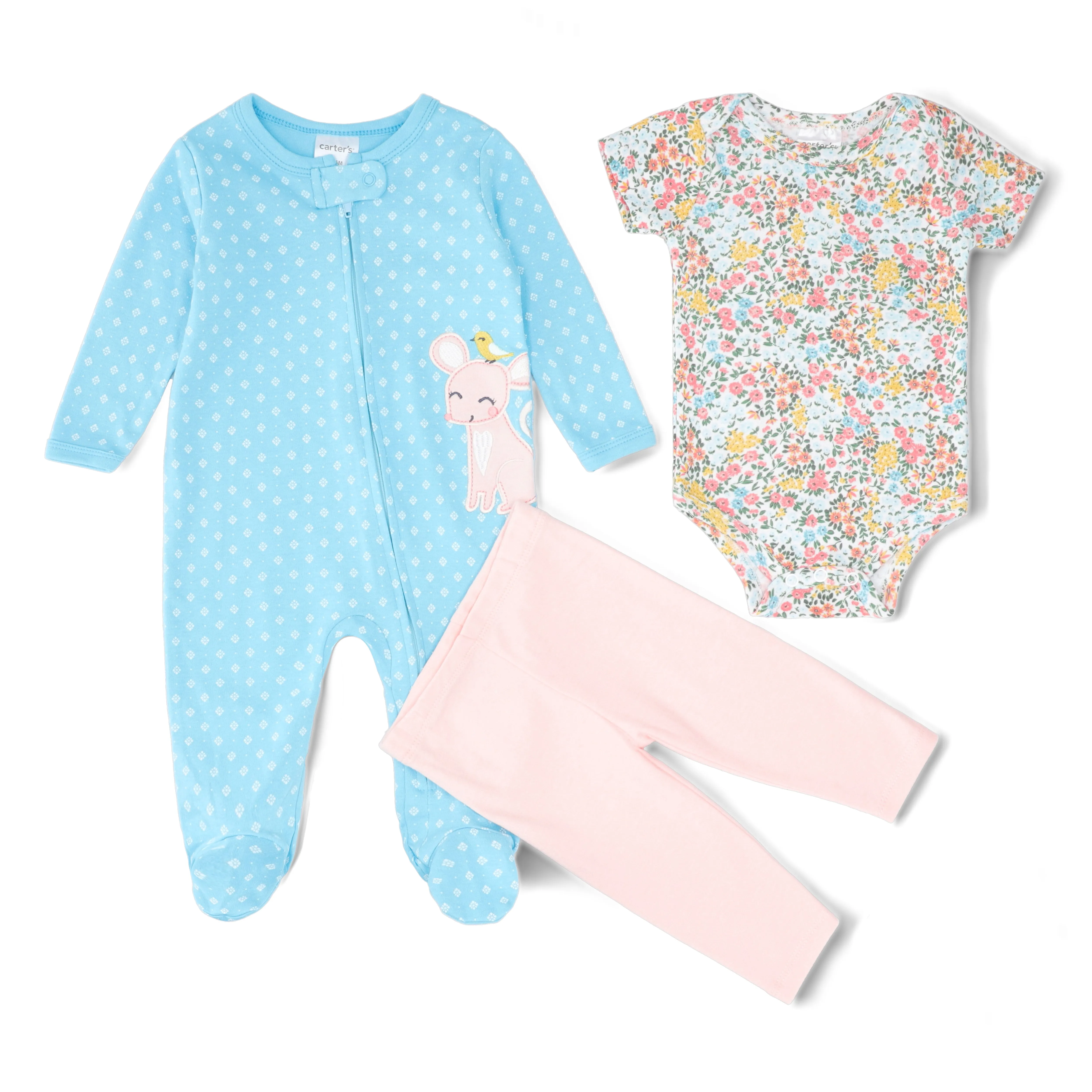 Springtime Meadow 3PC Set-USA-Romper