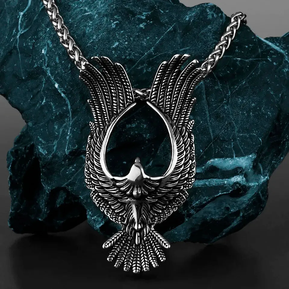 Stainless Steel Eagle Necklace