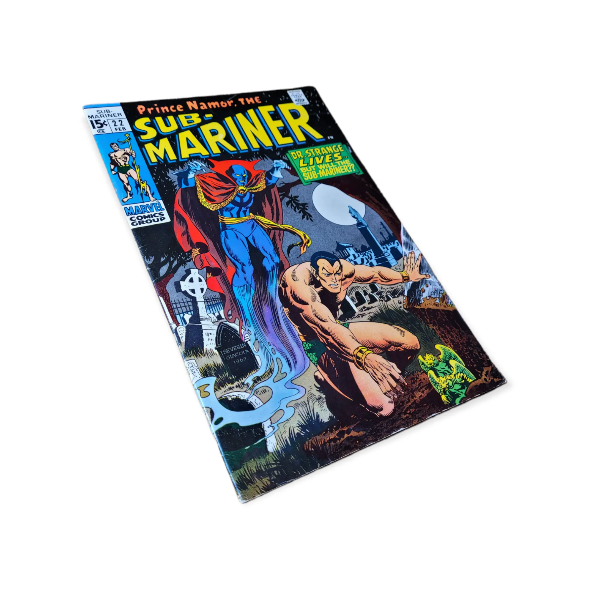 SUB-MARINER #22 1ST APPEARANCE OF THE NAMELESS ONE DR. STRANGE (1970)