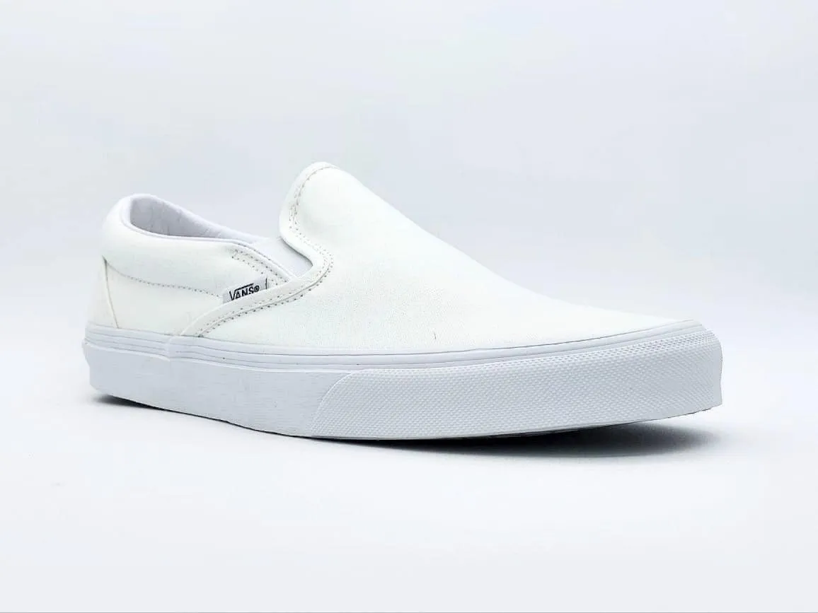 Tenis Vans Slip -On  Para Caballero Blanco