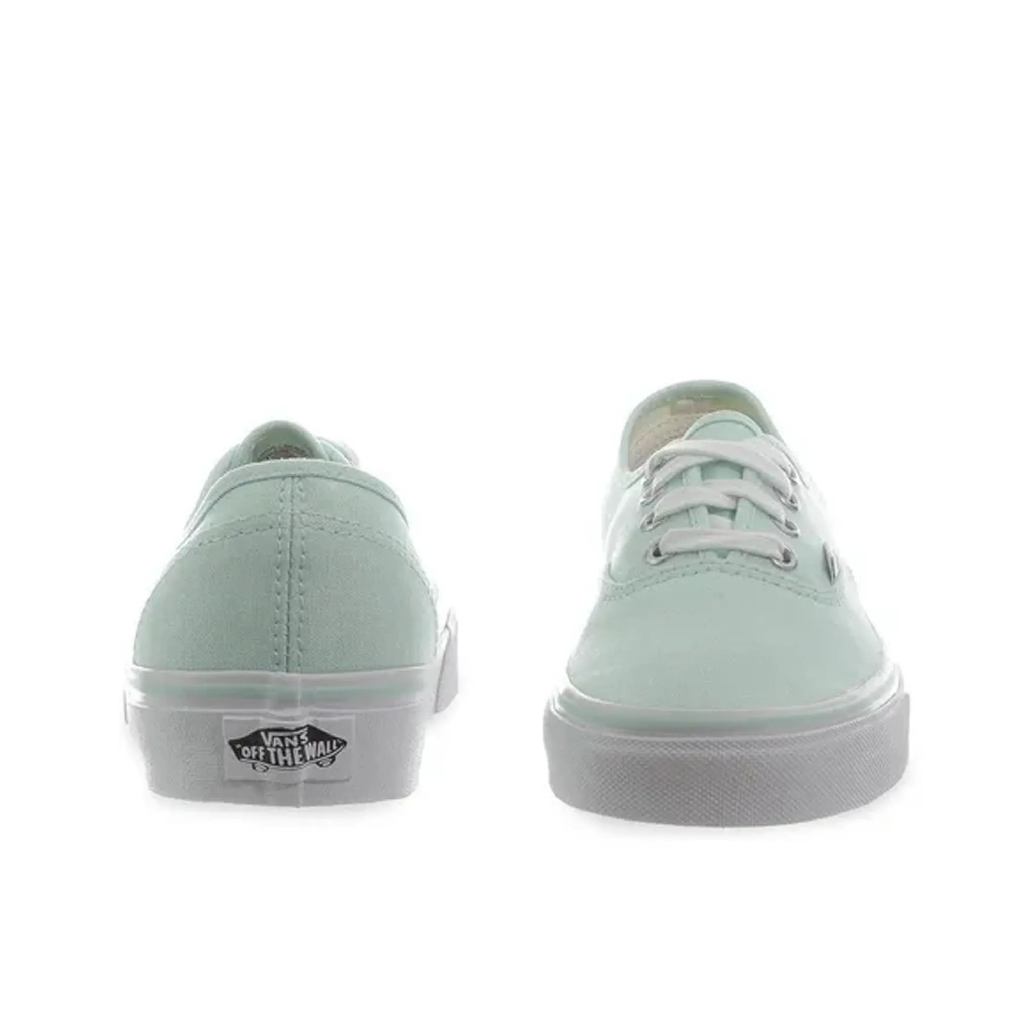 Vans Authentic Lace-Up Green Synthetic Womens Plimsolls 38EMMQV