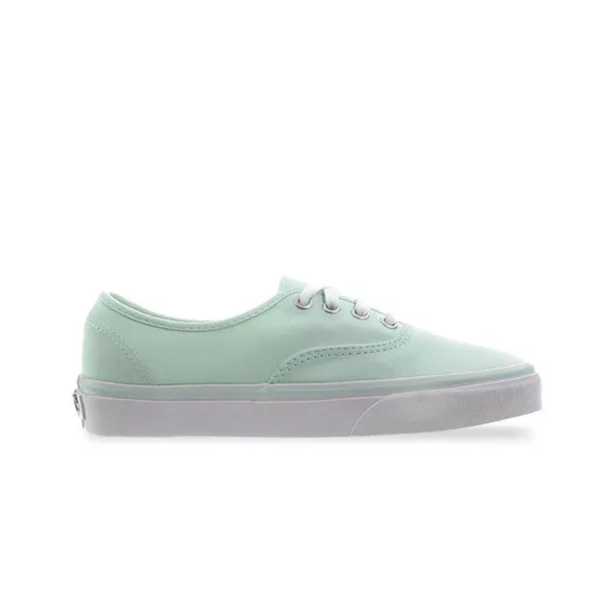 Vans Authentic Lace-Up Green Synthetic Womens Plimsolls 38EMMQV