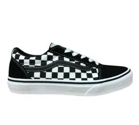 Vans boys' checkered sneakers shoe Ward VN038J9PVJ1 black-white