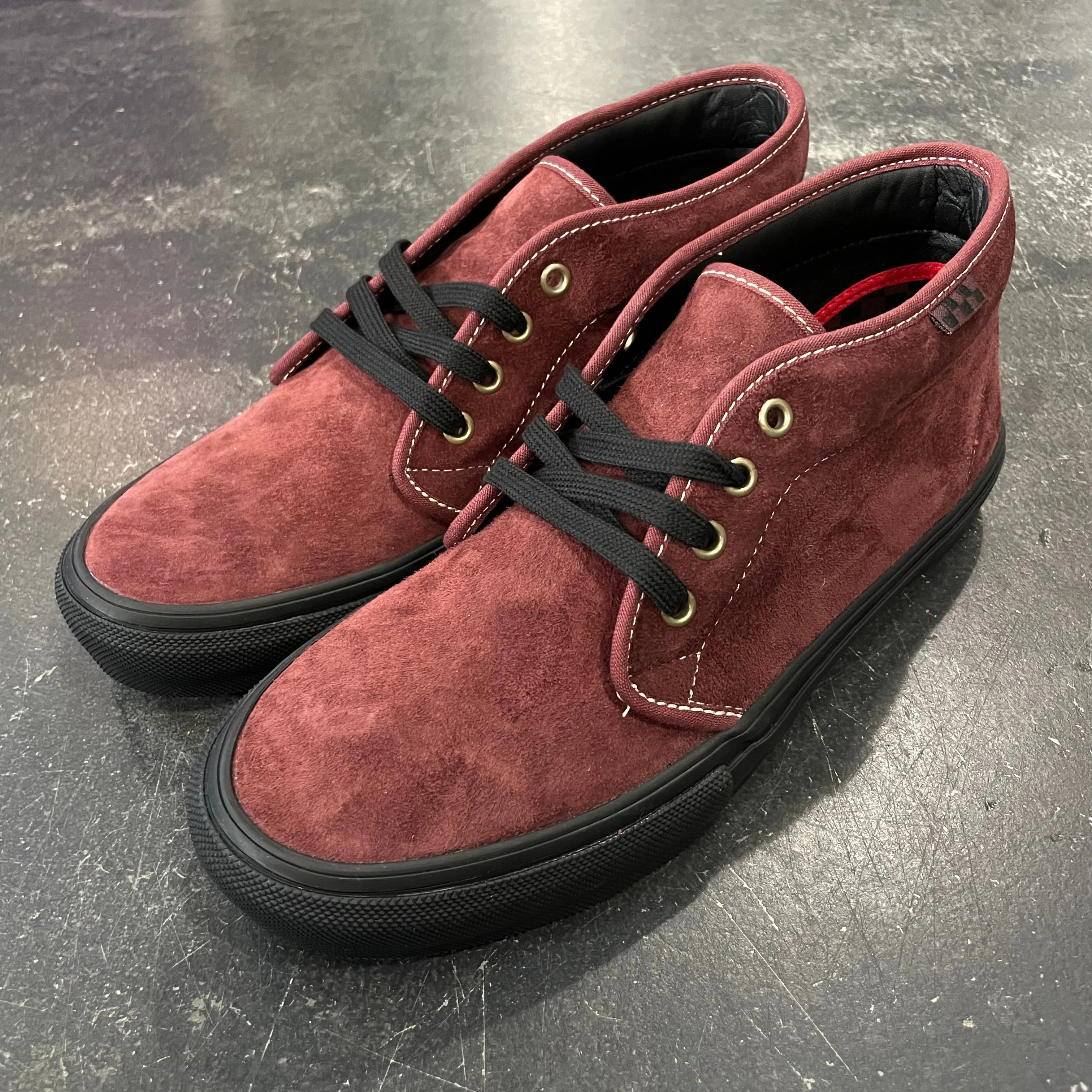 Vans Skate Chukka Dark Red/Black SALE