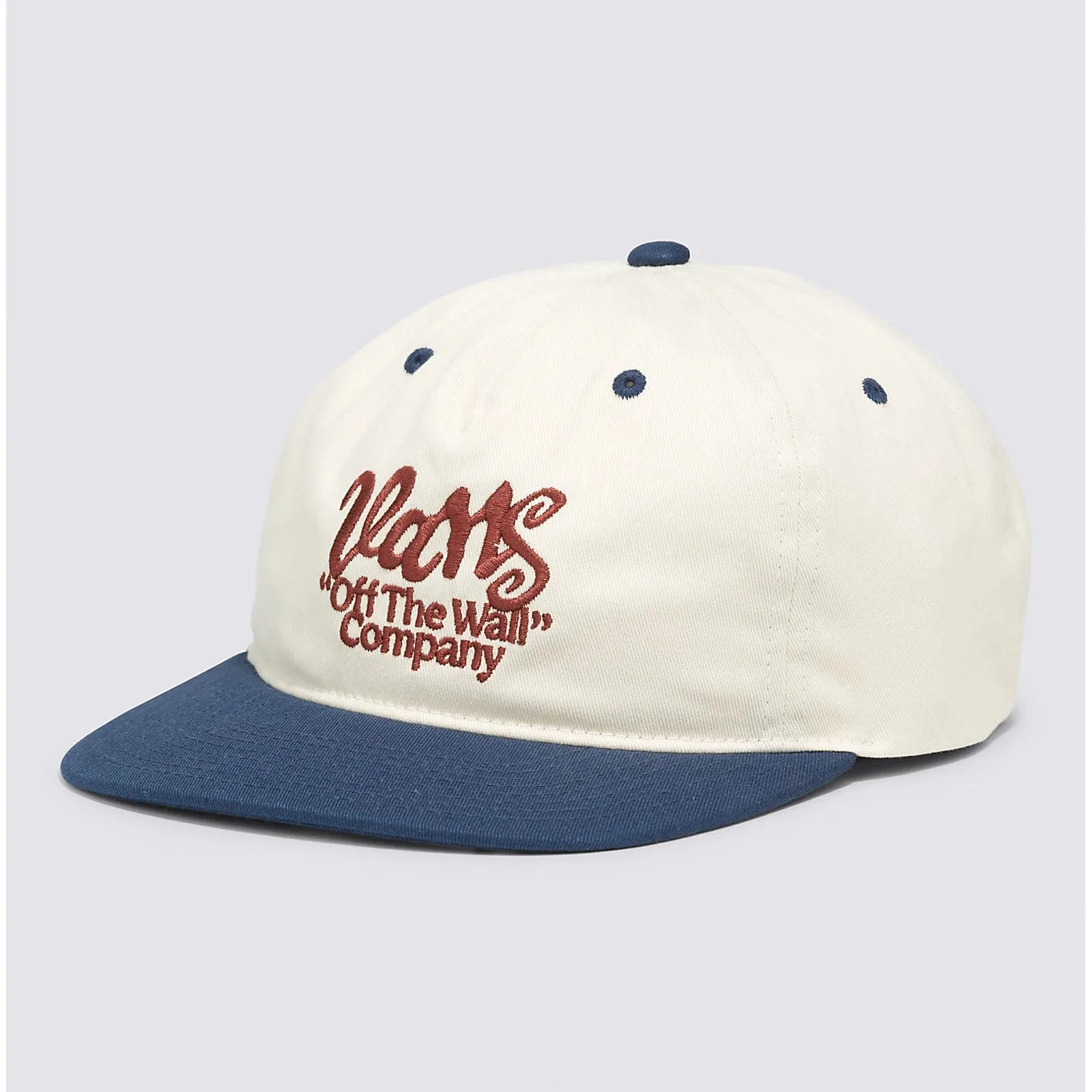 VANS Type Low Unstructured Hat - White/Blue